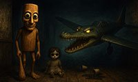 Bombardino Crocodilo terror jumpscare
